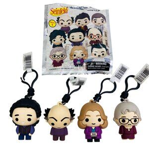 Seinfeld Series 1 Figural Bag Clips Set Of 4 - Jerry, Uncle Leo, Helen, Manya